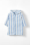Baby Long Sleeve Swimsuit & Zip Thru Hooded Towel Set,  - example image 3